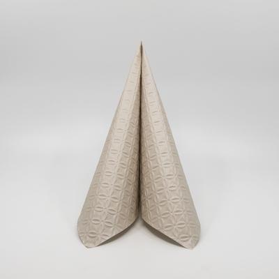 INSPIRATION Modern papírszalvéta 33x33 cm 3 rétegű bézs