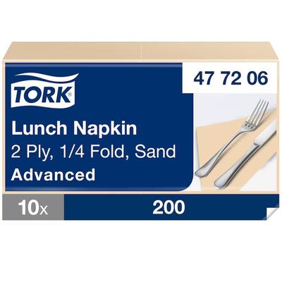 477206 Tork krém szalvéta 33x33 cm 1/4 hajtású 2 réteg 