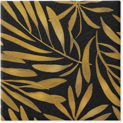 Textilhatású szalvéta 40x40 cm Golden Leaves