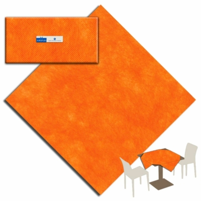 Airspun asztalterítő 100 cm x 100 cm - narancs