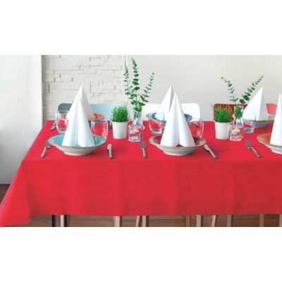 Party asztalterítő 160 x 260 cm piros