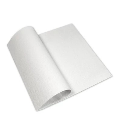 Pack Service Textilhatású szalvéta 40x40 cm fehér, 50 db/csomag