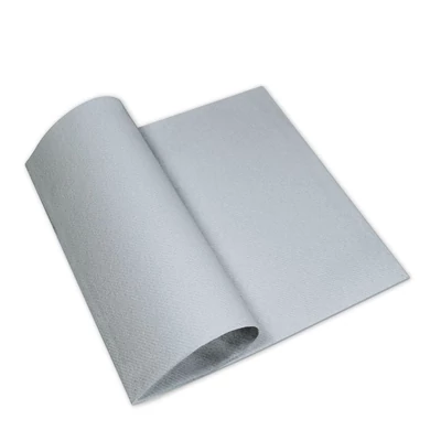 Pack Service Textilhatású szalvéta 40x40 cm halványszürke, 50 db/csomag