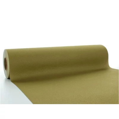 Mank asztali futó 40 cm x 24 m textilhatású - arany
