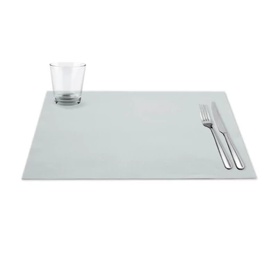 Pack Service Textilhatású egyszínű tányéralátét 30x40 cm szürke 250 db