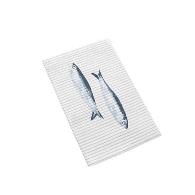 A modern 40×24 cm-es Sardi Airwave szalvéta mediterrán hangulatot visz az asztalra