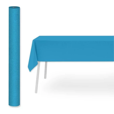 Pack Service textilhatású bankett tekercs 1,2 m x 25 m tengerkék