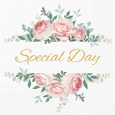 Papírszalvéta - Különleges nap (Secial day)