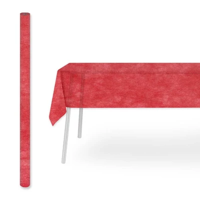 Asztalterítő tekercs víztaszító 1,2 x 5 m - piros