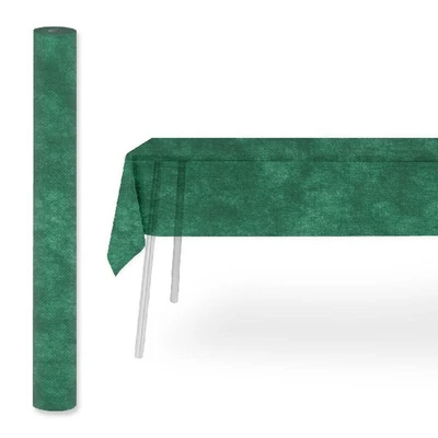 Víztaszító nemszőtt textil asztalterítő tekercs 1,2 x 25 m - sötétzöld