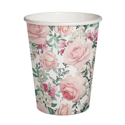 PAW papírpohár 0,25 literes 10 db/csomag Gorgeous Roses