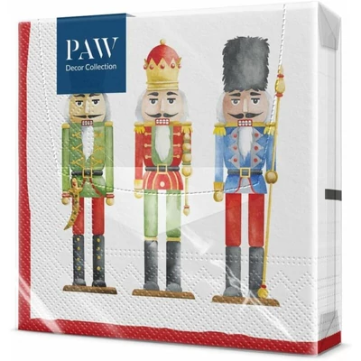 PAW papírszalvéta 33x33 cm 3 rétegű 20 db/csomag