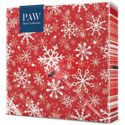 PAW papírszalvéta 33x33 cm 3 rétegű 20 db/csomag