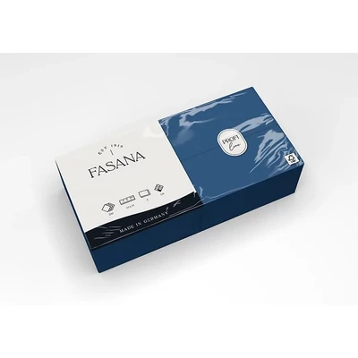Papírszalvéta 33x33 cm 1/8 hajtású 2 réteg sötétkék, 250 db/csomag