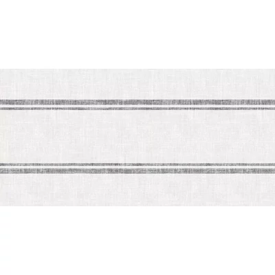 Mank asztali futó 40 cm x 24 m textilhatású Joe - világosszürke/fekete