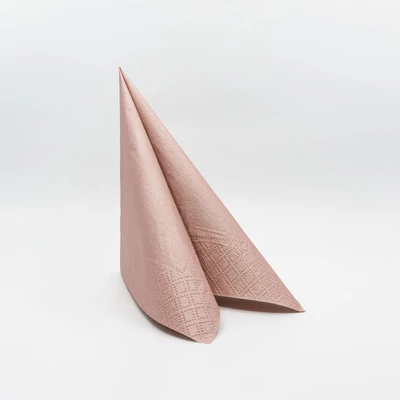 Okay Papírszalvéta 33x33 cm 2 réteg rosegold, 50 db/csomag