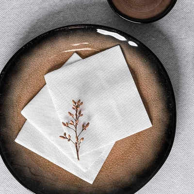 Mapelor Koktélszalvéta textúrált 20x20 cm 100 lap/csomag - FEHÉR