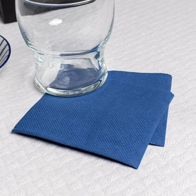 Mapelor Koktélszalvéta textúrált 20x20 cm 100 lap/csomag - kék
