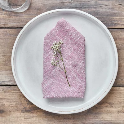 Mapelor textúrált szalvéta 40x40 cm 50 lap/csomag - Sahara bordó