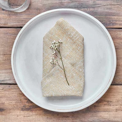 Mapelor textúrált szalvéta 40x40 cm 50 lap/csomag - Sahara krém