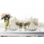 Asztali futó 40 cm x 24 m textilhatású Carlo - pezsgő/világosbarna