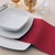 Pack Service textilhatású egyszínű szalvéta 40x40 cm 50 db/csomag bordó