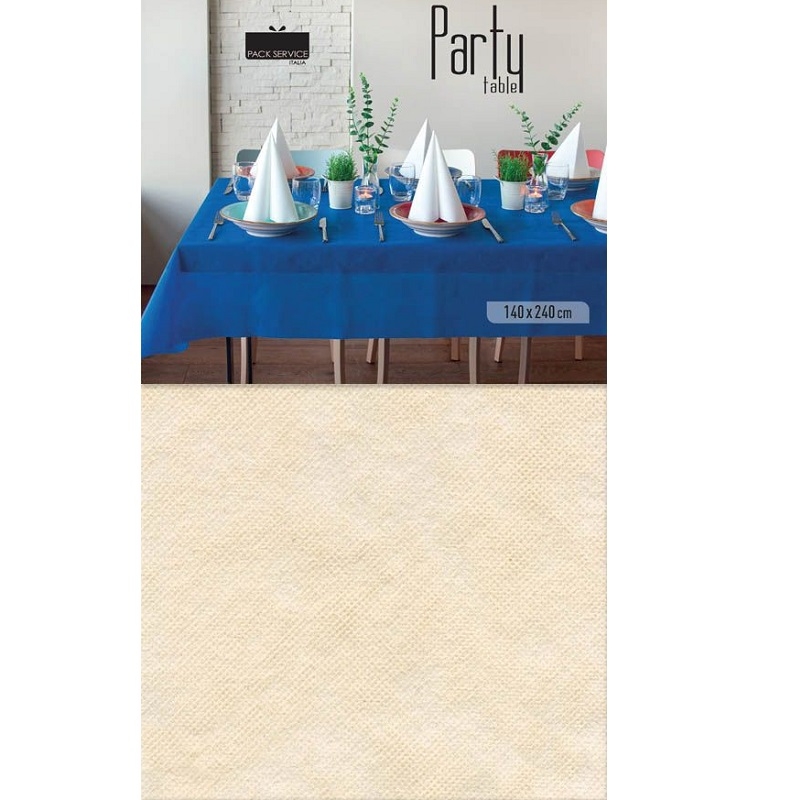 Party asztalterítő 140 x 240 cm krém