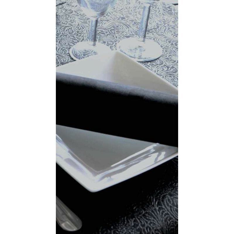 Asztali futó 40 cm x 45 m Newtex Precorte - fekete
