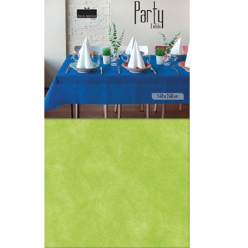 Party asztalterítő 140 x 240 cm almazöld