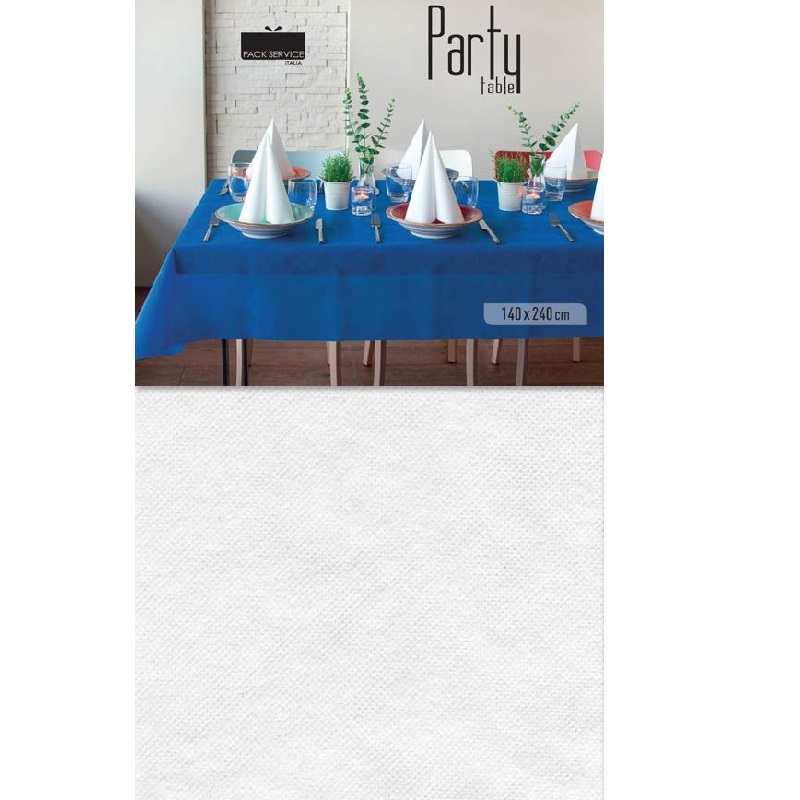Party asztalterítő 140 x 240 cm fehér