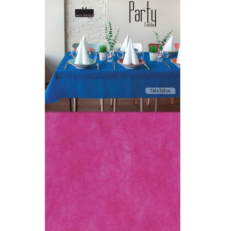 Party asztalterítő 140 x 240 cm fuxia
