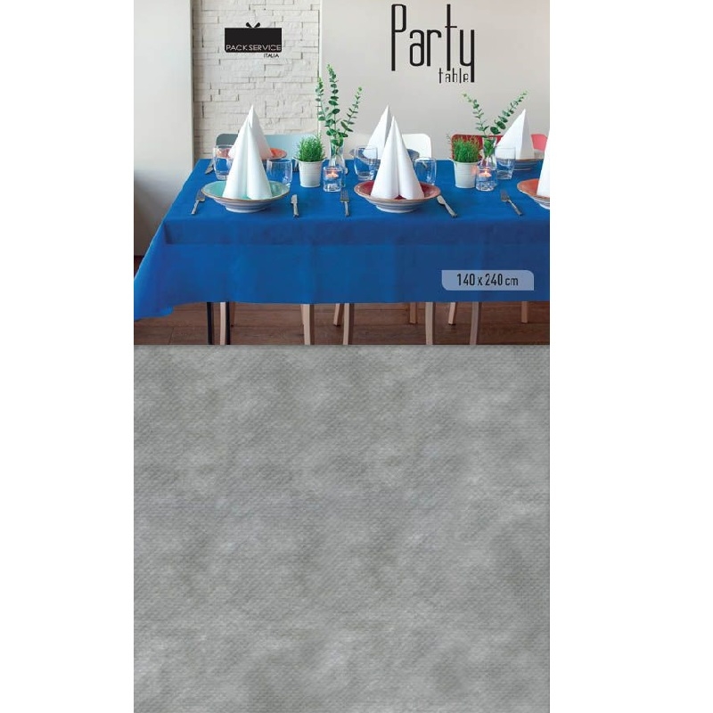 Party asztalterítő 140 x 240 cm szürke