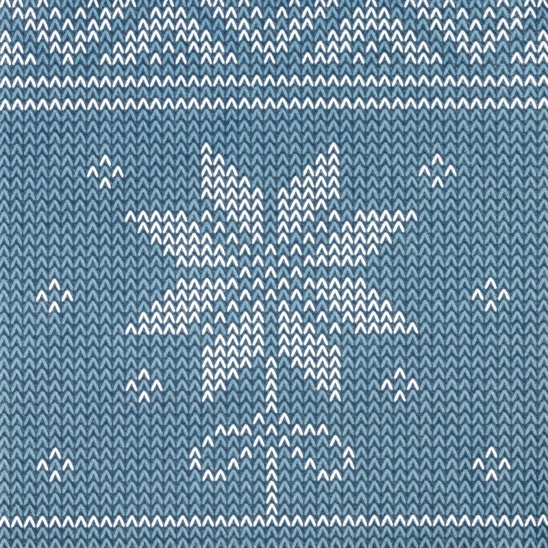 Karácsonyi textilhatású szalvéta 40x40 cm Mick - kék - 95240