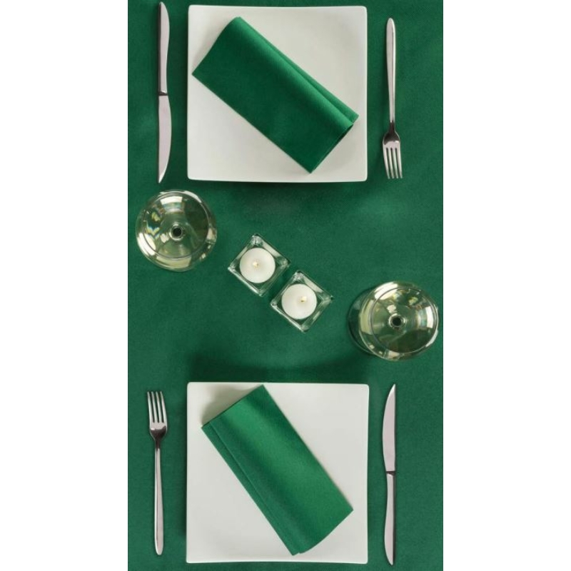 Textilhatású tányéralátét - 30 x 40 - zöld - P30-142