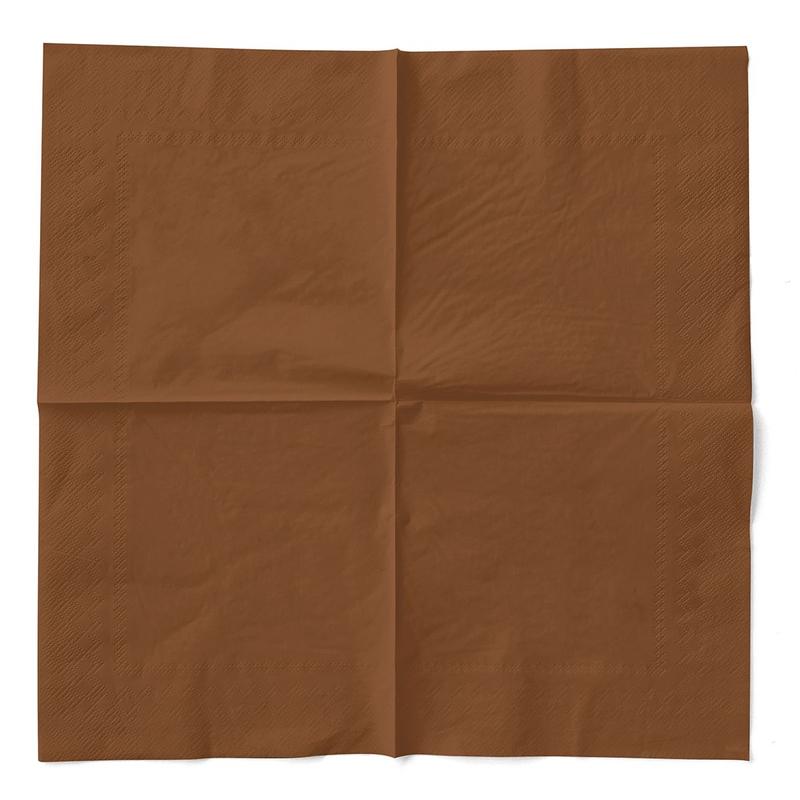 Papírszalvéta 3 rétegű 33x33 cm bronz