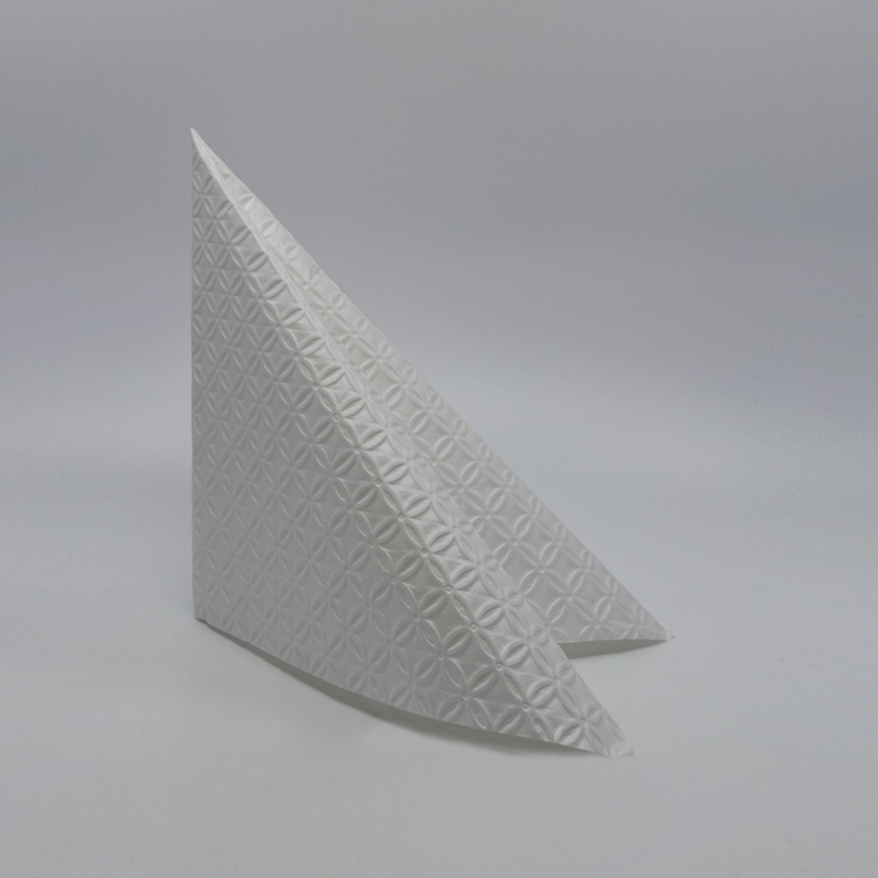 INSPIRATION Modern papírszalvéta 33x33 cm 3 rétegű fehér