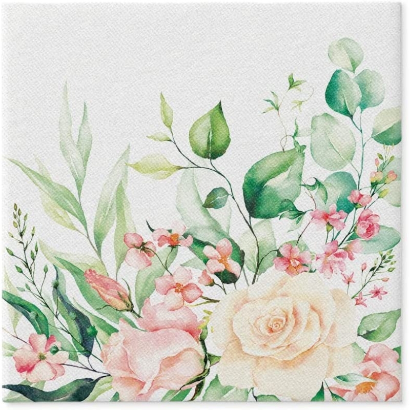 Textilhatású szalvéta 40x40 cm Floral Moments
