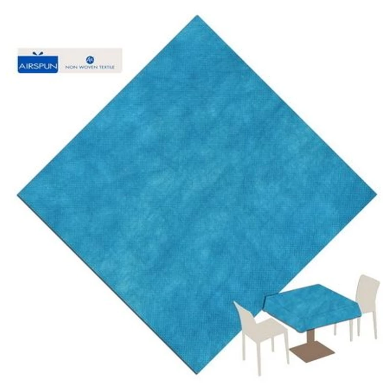 Airspun asztalterítő 100 cm x 100 cm tengerkék