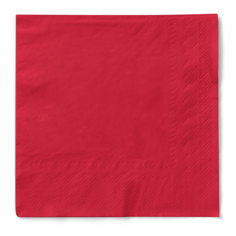33x33 cm 1/4 hajtású 2 réteg piros