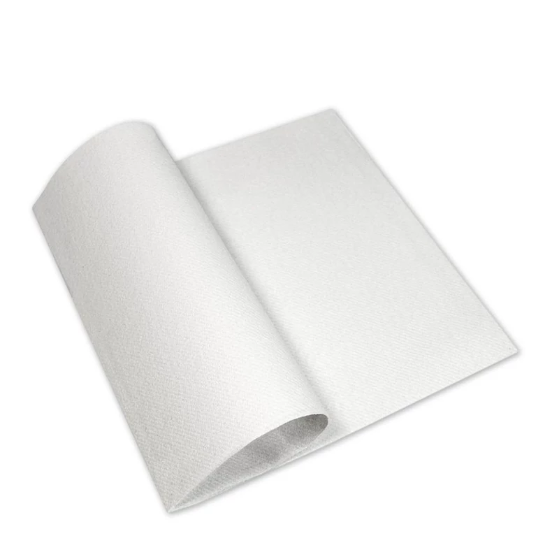 Pack Service Textilhatású szalvéta 40x40 cm fehér, 50 db/csomag