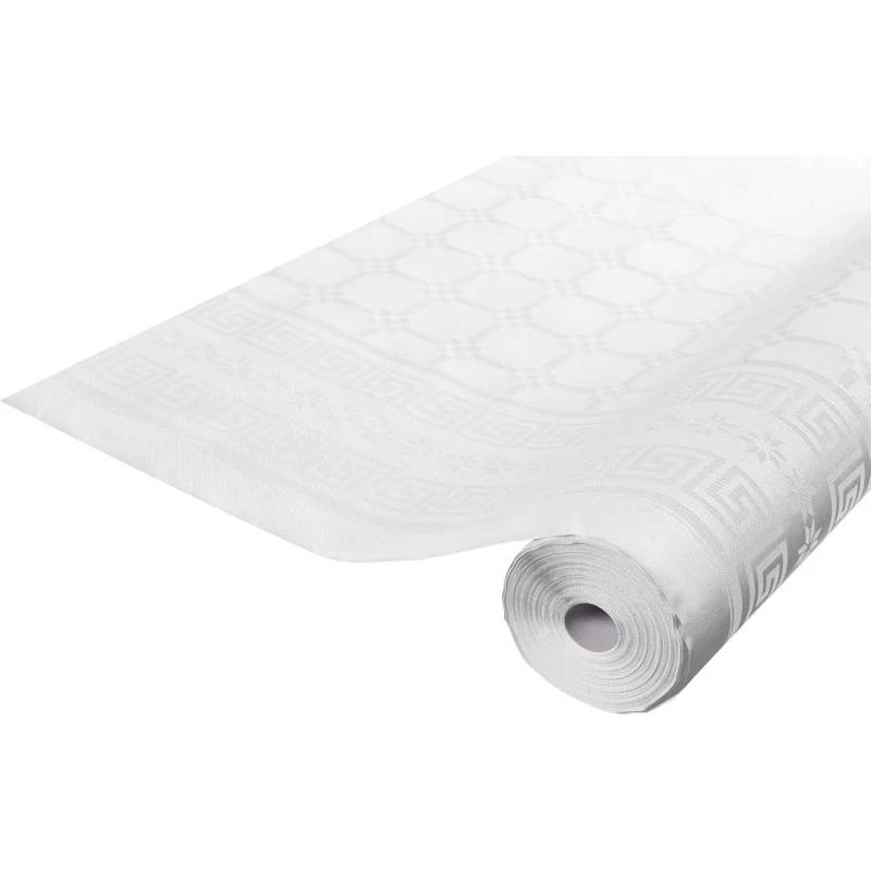 Okay Bankett tekercs 120 cm x 25 m papír Damaszt - fehér