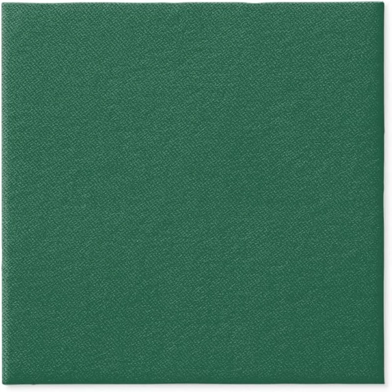 Textilhatású szalvéta 40x40 cm  - sötétzöld