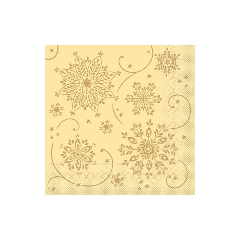 Mank asztali futó 40 cm x 24 m textilhatású Cristal - krém
