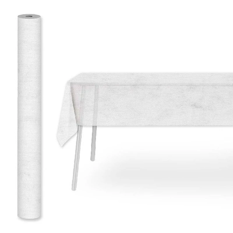 Asztalterítő tekercs enyhén vízálló 1,2 m x 25 m - fehér