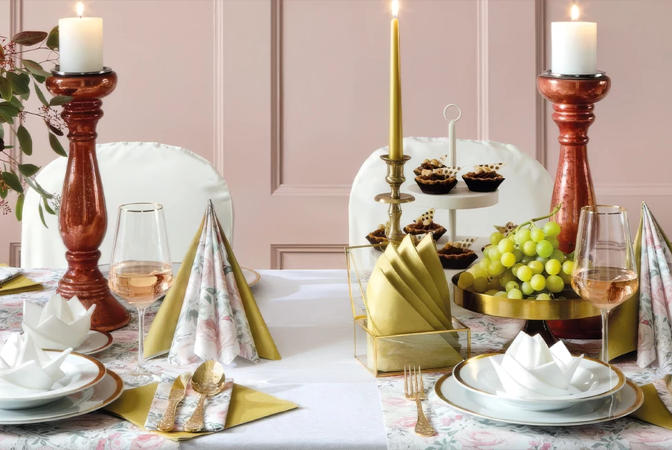 Esküvői, ünnepi szalvéták