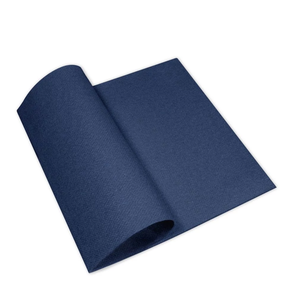 Pack Service textilhatású egyszínű szalvéta 48x48 cm 50 lap/csomag - sötétkék