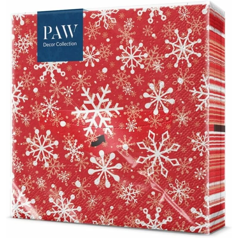 PAW papírszalvéta 33x33 cm 3 rétegű 20 lap/csomag