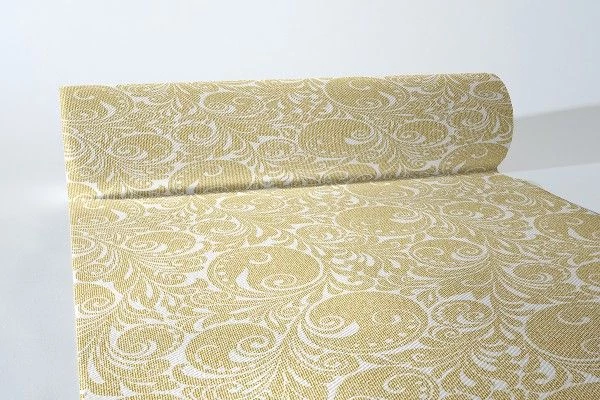 Mank asztali futó 40 cm x 24 m textilhatású Jordan arany